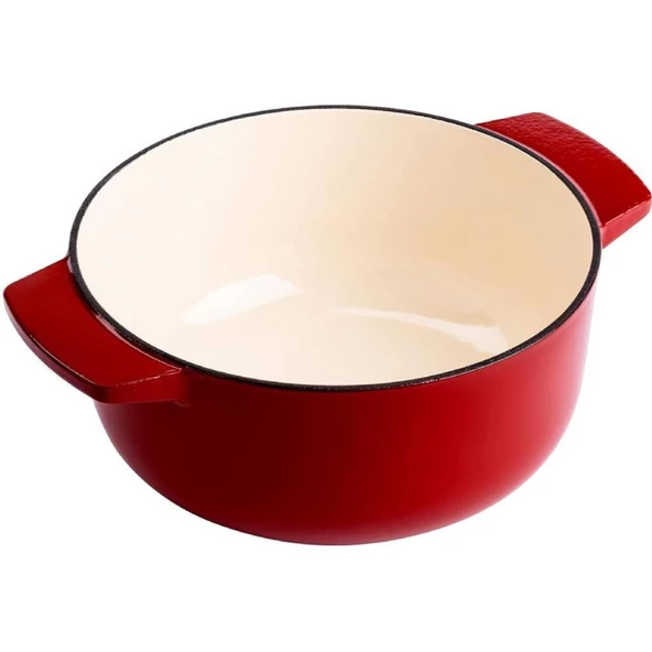 KitchenAid CC006060-001 5.2 Litre 26 cm. Döküm Demir Tencere - Kırmızı - 2
