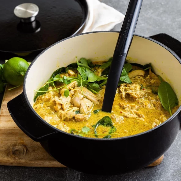 KitchenAid CC006061-001 5.2 Litre 26 cm. Döküm Demir Tencere - Siyah - 3