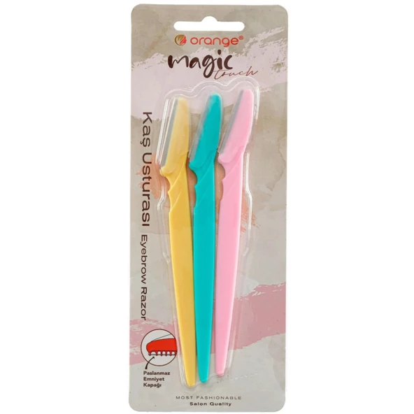 Orange Org-062 3lü Set Kaş Usturası X 12 Paket - 2