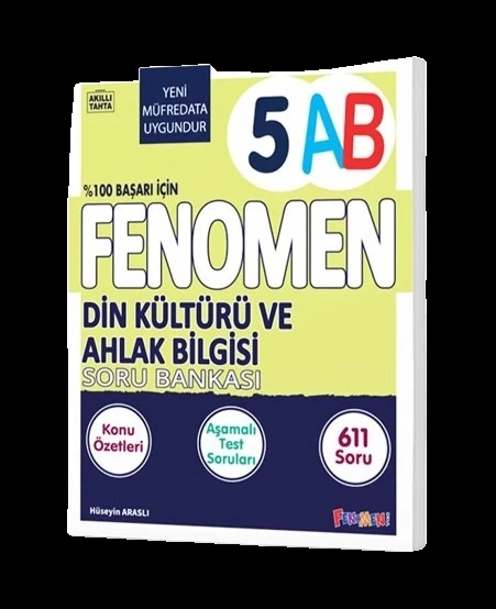 FENOMEN YAYINLARI 5 Din Kültürü Ve Ahlak Bilgisi A-B Soru Bankası