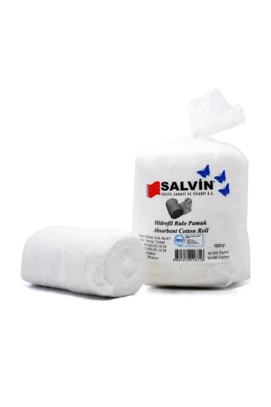 SALVİN Hidrofil Rulo Pamuk 1 Kg 1000 Gr