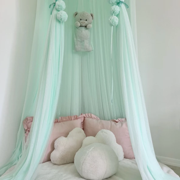 Pamuka Tül Cibinlik Deluxe Baby Green - 4