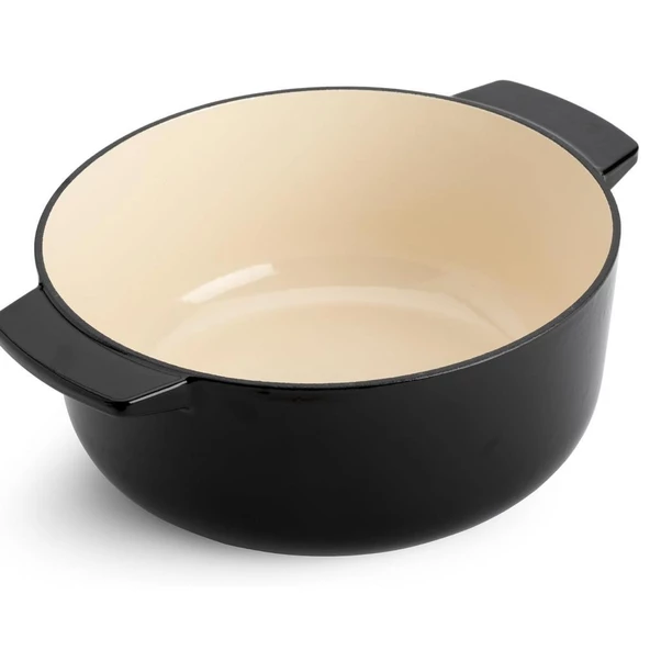 KitchenAid CC006061-001 5.2 Litre 26 cm. Döküm Demir Tencere - Siyah - 2