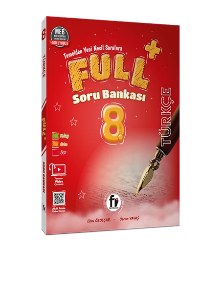 Fi Yayınları 8. Sınıf Türkçe Full Soru Bankası Yeni