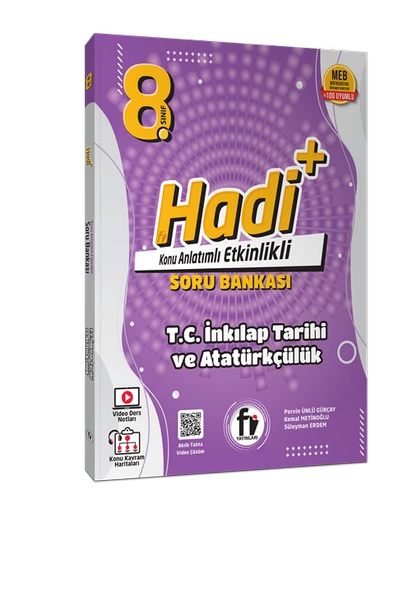 Fi Yayınları 8. Sınıf İnkılap Tarihi Ve Atatürkçülük Hadi Konu Anlatımlı Soru Bankası Yeni