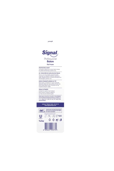 Signal Profesyonel Bakım Etkin Temizlik 1+1 Diş Fırçası (yumuşak) - 5