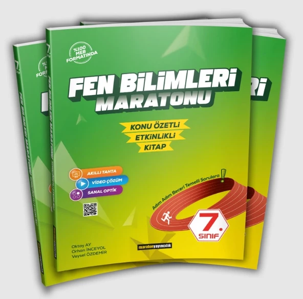 Maraton Yayıncılık 7.Sınıf Fen Bilimleri Maratonu Konu Özetli Ekinlikli Kitap