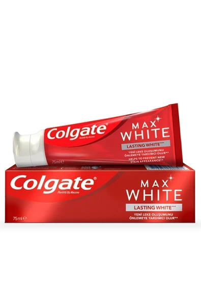 Colgate Max White Kalıcı Beyazlık Beyazlatıcı Diş Macunu 75 ml - 2