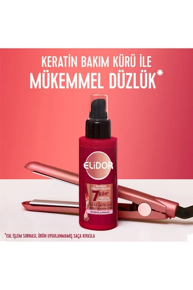 Elidor Isı Ile Aktifleşen Keratin Bakım Kürü Brezilya Keratin Terapisi 90 ml X2 - 5