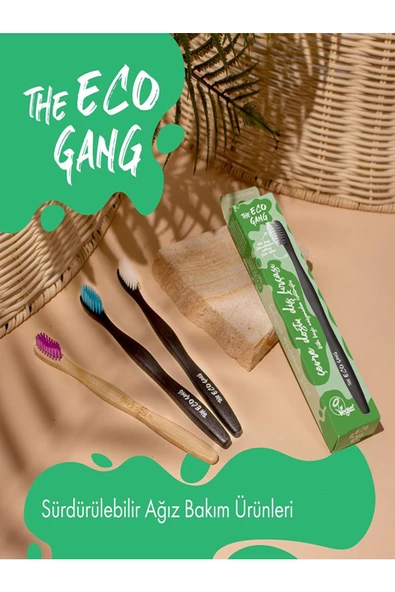 Sunrino The Eco Gang Çevre Dostu diş fırçası