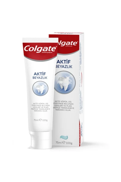 Colgate Aktif Beyazlık Beyazlatıcı Diş Macunu 75 Ml