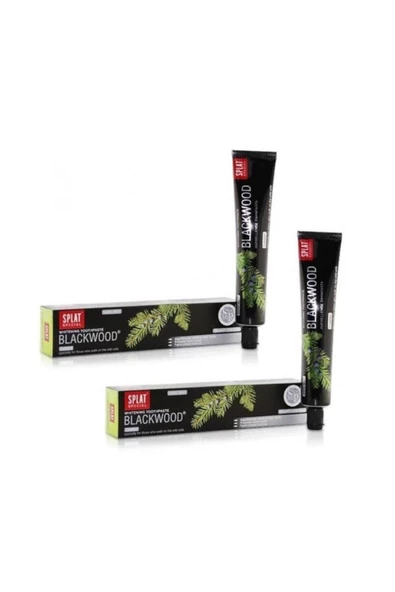 Splat Blackwood Whitening Bitkisel Diş Macunu 75 Ml X 2 Adet