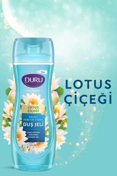 Duru Lüx Perfumes Lotus Çiçeği Duş Jeli 3x450ml - 2
