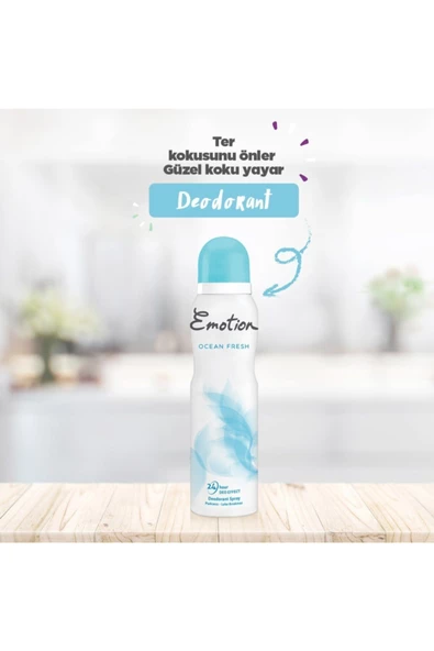 Emotion Ocean Fresh 2'li Kadın Deodorant 2x150ml - 2