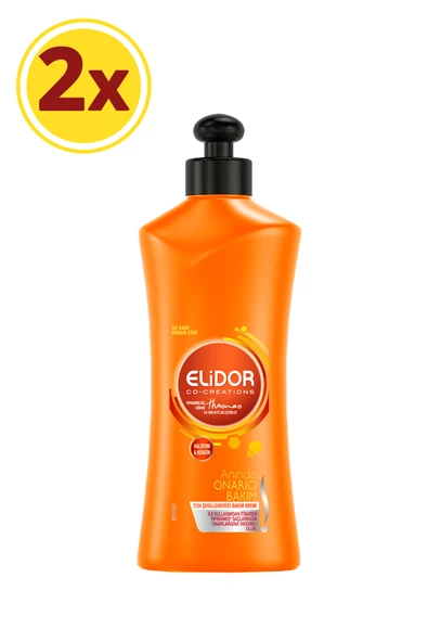 Elidor Anında Onarıcı Bakım 7/24 Şekillendirici Bakım Kremi 300 ml x 2