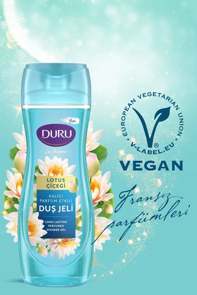 Duru Lüx Perfumes Lotus Çiçeği Duş Jeli 3x450ml - 4