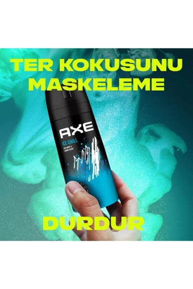 Axe Erkek Deodorant Sprey Ice Chıll Iced Mınt & Lemon Scent 150 Ml - 3