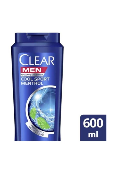 Clear Men Coolsport Menthol Şampuan 600 ml - 4
