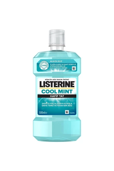 Listerine Cool Mint Hafif Tat Ağız Bakım Suyu 500 ml - 2