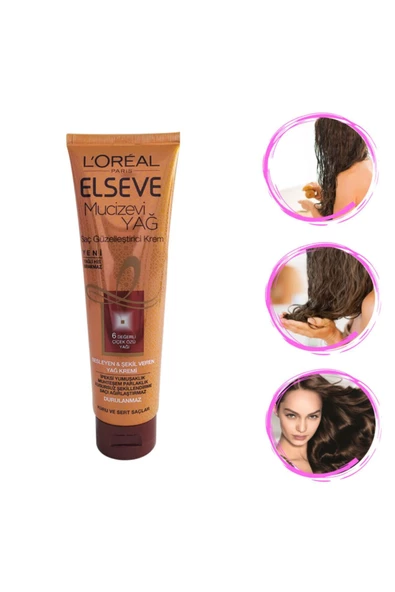ELSEVE Mucizevi Yağ 150 Ml-kuru Ve Sert Saçlar Için Bakım Ürünü - 3