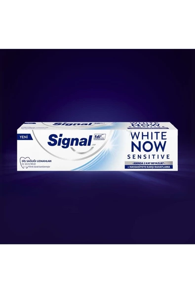 Signal White Now Sensitive Diş Macunu + Profesyonel Bakım Diş Fırçası Avantajlı Paket - 3