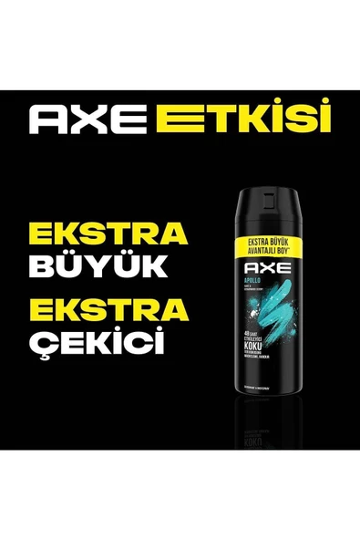 Axe Erkek Sprey Deodorant Apollo 48 Saat Etkileyici Koku 200 ml x3 - 7