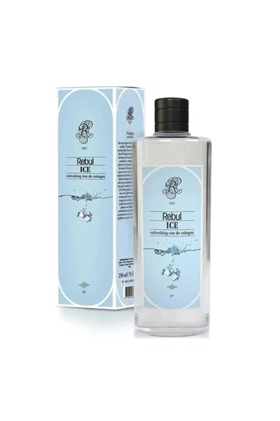 Rebul Ice 250 ml Kolonya Cam Şişe