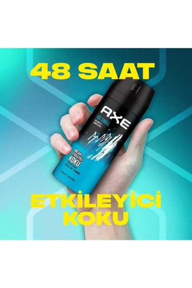 Axe Erkek Deodorant Sprey Ice Chıll Iced Mınt & Lemon Scent 150 Ml - 5