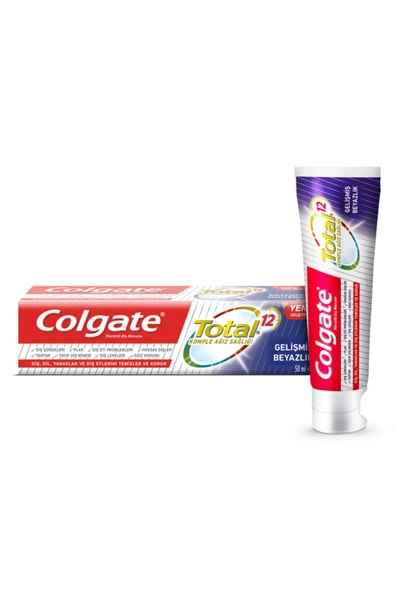 Colgate Total Gelişmiş Beyazlık Beyazlatıcı Diş Macunu 50 Ml