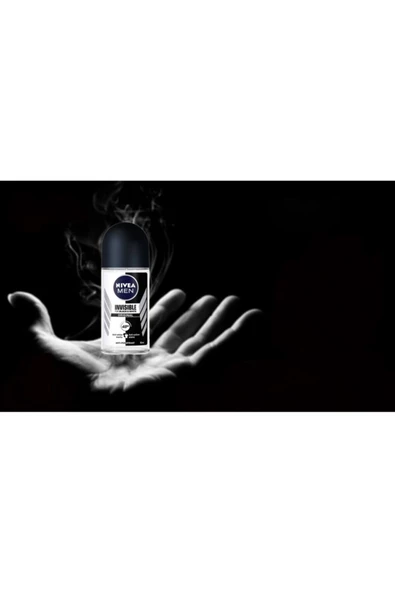 NIVEA Men Invisible Black And White Power Erkek Roll-on 50 ml - 2