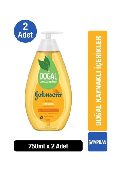 Johnson's Bebek Şampuanı 750 ml X 2 Adet