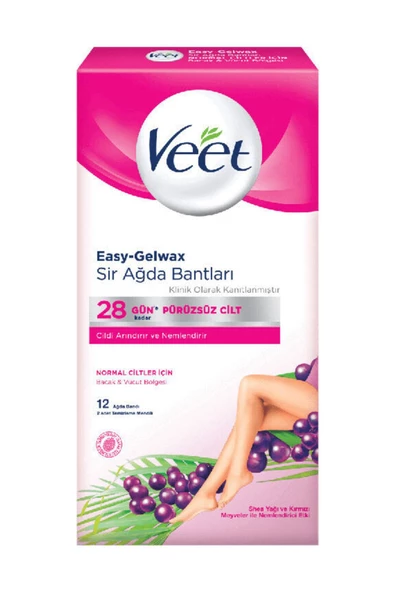 Veet Kolay Kullanım Soğuk Ağda Bantları Normal Cilt - 2