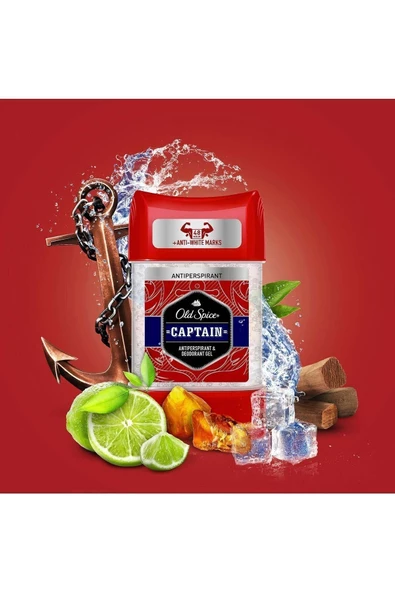 Old Spice Captain Clear Gel 70 ml - 3