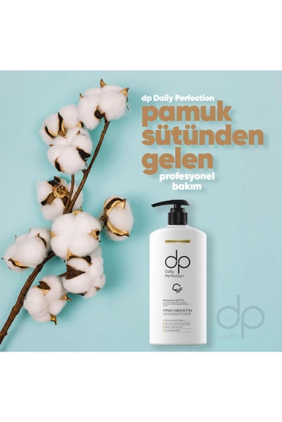 dp Daily Perfection Şampuan 425 ml Pamuk Sütü ve Buğday Proteini - 2