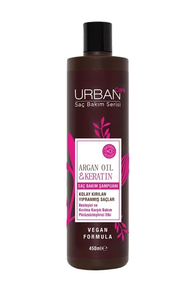 Urban Care Argan Yağı Kolay Kırılan Yıpranmış Saçlara Özel Saç Bakım Şampuanı-Vegan-450 Ml - 2