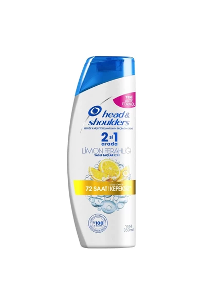 Head&Shoulders Limon Ferahlığı 2'si 1 Arada Kepeğe Karşı Etkili Şampuan 350 ml - 2