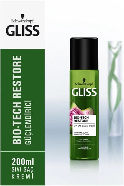 Gliss Schwarzkopf Gliss Bio-Tech Sivi Saç Kremi 200 Ml