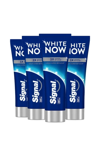 Signal White Now Original Anında Beyazlatıcı Diş Macunu 75ml X4 - 2