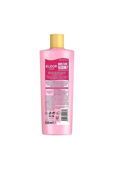 Elidor Collagen Blends Sülfatsız Saç Bakım Şampuanı Moisture Boom Yoğun Nem Terapisi 350 Ml - 7