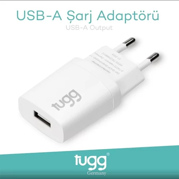 TUGG GERMANY 104400 ŞARJ BAŞLIK USB GİRİŞLİ 5W