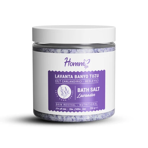 HOMM BİTKİSEL AYAK BAKIM LAVANTA BANYO TUZU 250 g