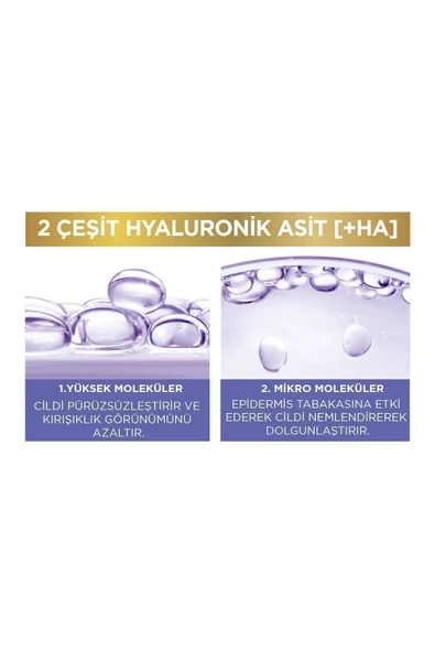 L'Oreal Paris Hyaluron Uzmanı Cilt Dolgunlaştıran Nemlendirici Gündüz Kremi- Hyaluronik Asit - 5