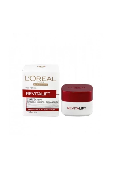 L'Oreal Paris Göz Kremi Revitalift Kırışıklık Karşıtı - Sıkılaştırıcı Yoğun Etkili 15 mL 5011408039757