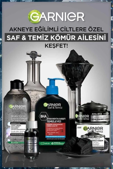 Garnier Saf Ve Temiz Kömür Matlaştırıcı Günlük Nemlendirici Krem 50ml - 6