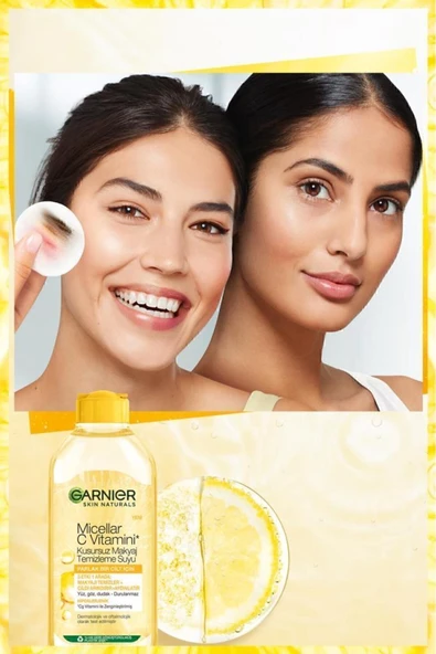 Garnier Micellar C Vitamini Kusursuz Makyaj Temizleme Suyu 400ml - 3