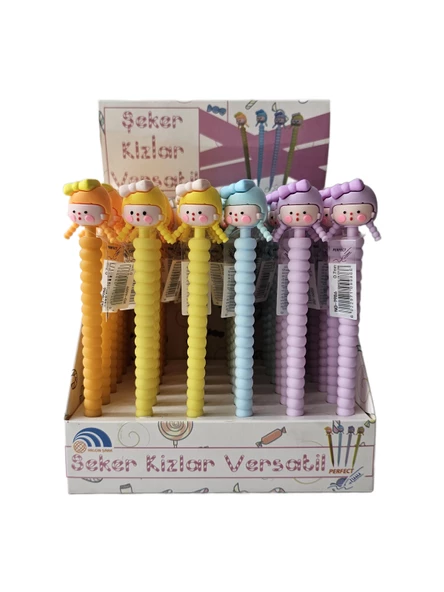 Şeker Kızlar 0.7 mm Uçlu Versatil Kalem (1 Adet) - 6