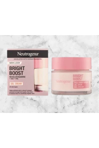 Neutrogena Bright Boost, Yaşlanma Karşıtı Jel Krem, 50ml ( 50 ml Sprey Kolanya Hediye)