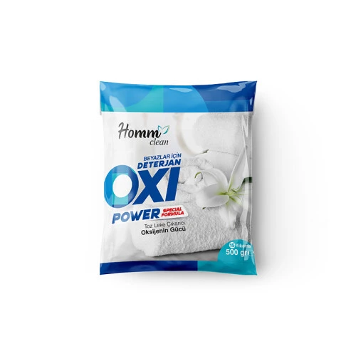 Homm Bitkisel Oxi Toz Leke Çıkartıcı Power Beyazlar Için 500 gr