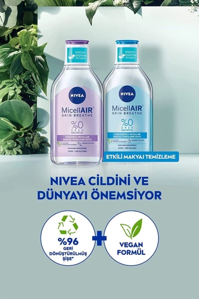 NIVEA Nıvea Yatıştırıcı Micellar Makyaj Temizleme Suyu Hassas Ciltler (400 Ml), Yüz Temizle - 3