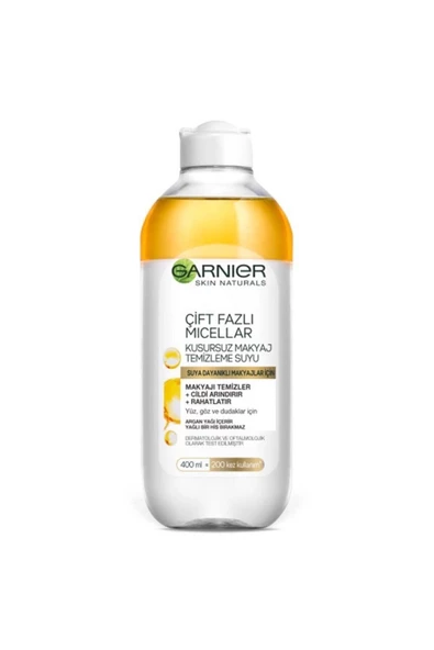 Garnier Çift Fazlı Micellar Kusursuz Makyaj Temizleme Suyu 400 Ml